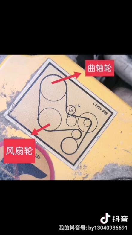卡特320d2.皮带参照图！